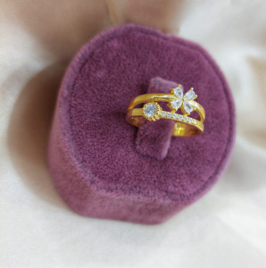 Inel Argint Reglabil Sweet Beautiful Gold-- ARG25C - Img 3