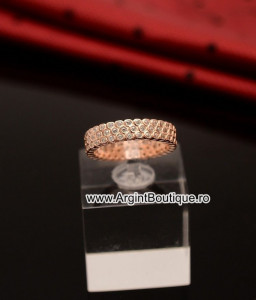 Inel Argint ROZ -- ZIRCONIU -- Arg167 - Img 2