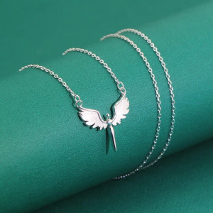 Lantisor Ingeras Din Argint 925 ---Angel Wings -- ARG04D - Img 7