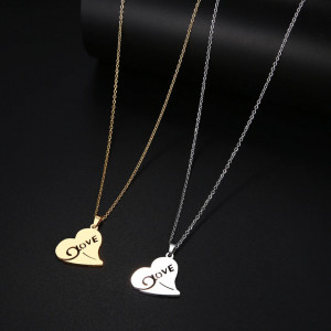 Lantisor Inox Argintiu LOVE - N110 - Img 2