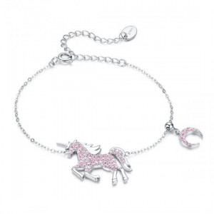 Bratara Din Argint Unicorn Fantasy Arg382D - Img 1