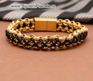 Bratara inox solida model nou -- B877C - Img 3