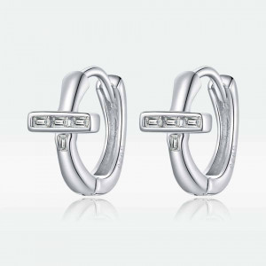 Cercei din argint -Triangular ear buckles- ARG85A - Img 1