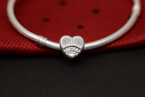 Charm Argint 925 -HEART-- cha1057 - Img 2