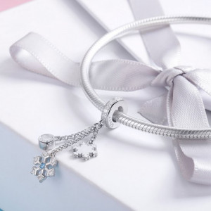 Charm Argint 925 -Snowflake -CHA1030C - Img 4