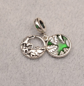 Charm din Argint - GORGEOUS LEAVES-CHA 1007 - Img 2