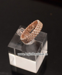 Inel Argint ROZ -- ZIRCONIU -- Arg167 - Img 3