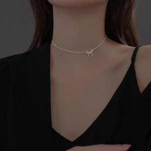 Lantisor Din Argint Cu FUNDA Finut Arg49D - Img 2