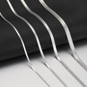 Lantisor Inox Argintiu Snake 4 grosimi - N1322