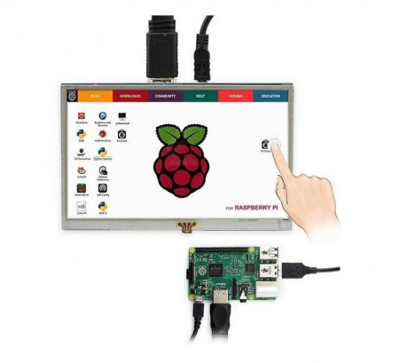 Display capacitive touch screen 7 inch Raspberry Pi 1024x600 - Img 2