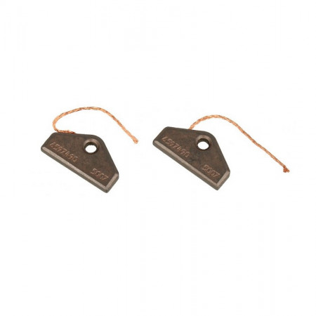 Set perii carbuni motor uscator rufe Miele 04490382