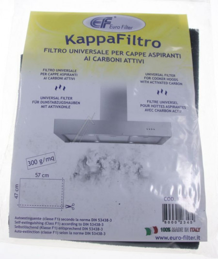 Filtru hota carbon activ Universal 47x57