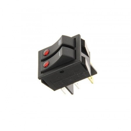 Intrerupator dublu cu led Delonghi 16A 250V 5108007600 Original