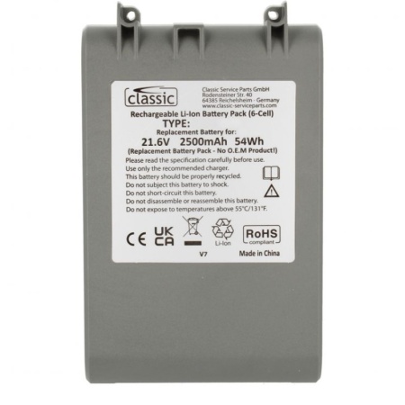 Acumulator pentru aspirator Dyson 968670-02 BAT58006