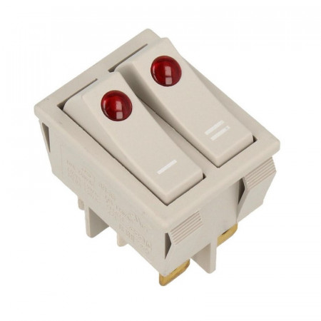 Intrerupator dublu cu led Delonghi 16A 250V 5108007800 Original