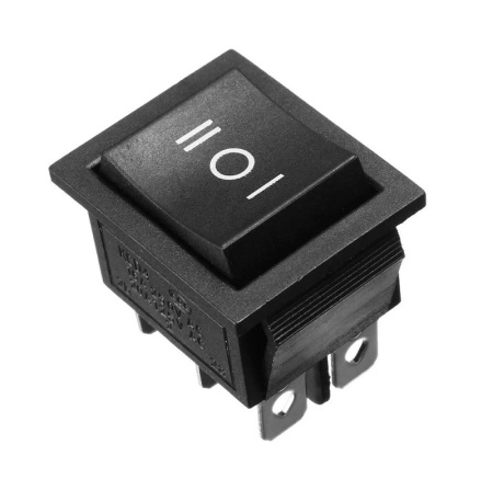 Intrerupator, comutator dublu 16A 250V AC 20A125VAC KCD4