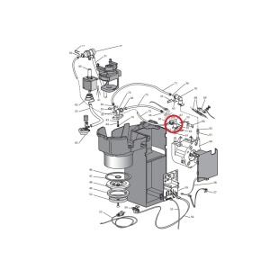 Racord furtun pentru espressor cafea Delonghi 5332242400 Original