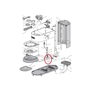 Duza lapte pentru espressor cafea Delonghi 5513270869 Original