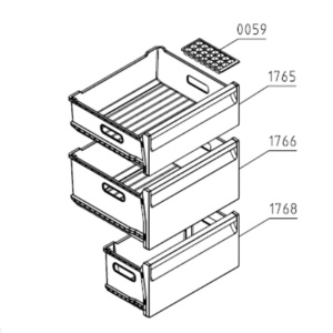 Sertar congelator combina frigorifica Gorenje Original