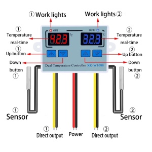 Termostat electronic digital W1088 220v