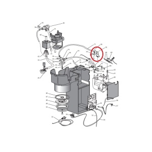 Racord furtun pentru espressor cafea Delonghi 5313218931 Original