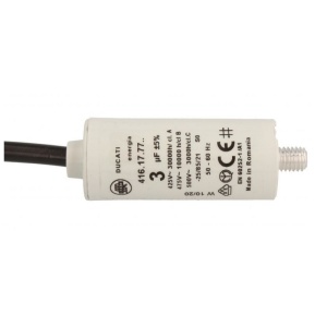 Condesator capacitor cu cablu pentru pornire motor 3,0UF 450V 416177714 Ducati