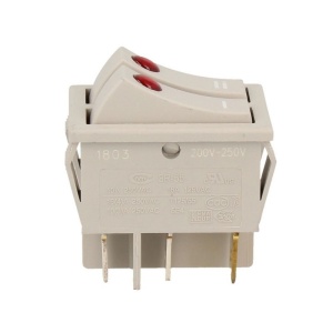 Intrerupator dublu cu led Delonghi 16A 250V 5108007800 Original