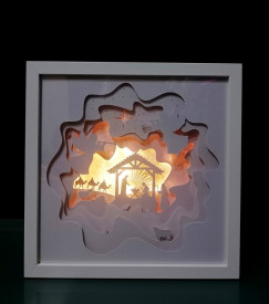 Nativity Shadowbox - Img 1