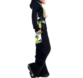Hanorac artistic cu croială scurtă și șnururi laterale. Perfect pentru layering și lookuri alternative. Vezi pe holycuts.ro.