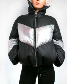 Puffer Jacket Black Hologram - Img 3