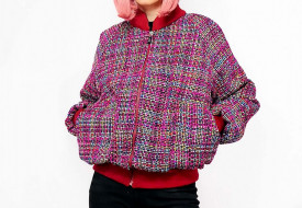 Jacheta Bomber Pink Dots - Img 5