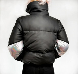 Puffer Jacket Black Hologram - Img 4