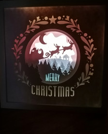 Merry Christmas Shadowbox - Img 4