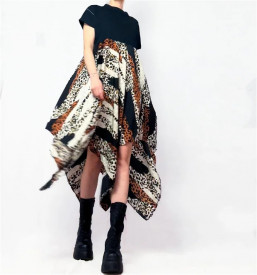 Rochie Asimetrica Black Tish - Img 1