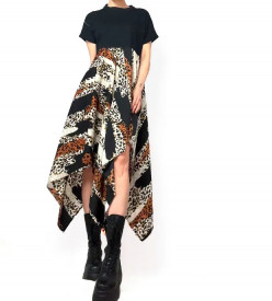 Rochie Asimetrica Black Tish - Img 4