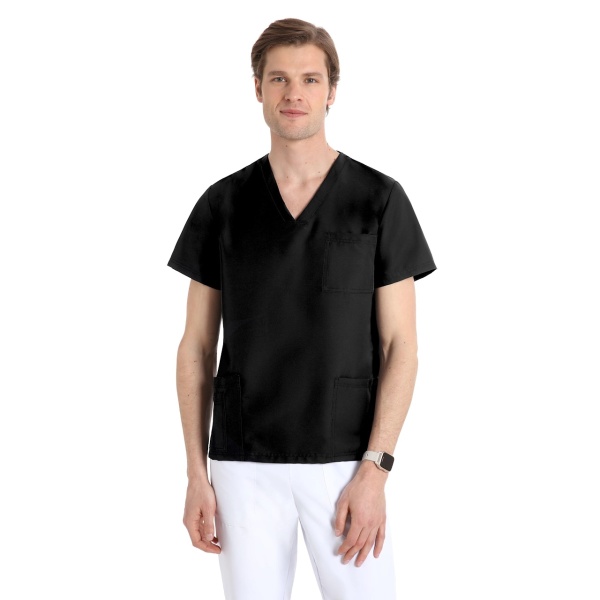 Bluze medicale care nu se calca, Quick Smart negru