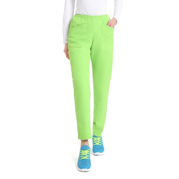 Pantaloni medicali care nu se calca, Quick Fast verde deschis, 100% microfibra