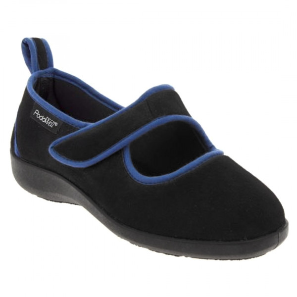 Pantofi sport ortopedici, stretch, femei, Podowell Tarnos negru