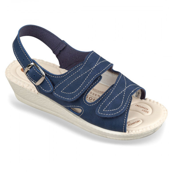 Sandale ortopedice, pentru monturi, Mjartan 2815-N17 bleumarin