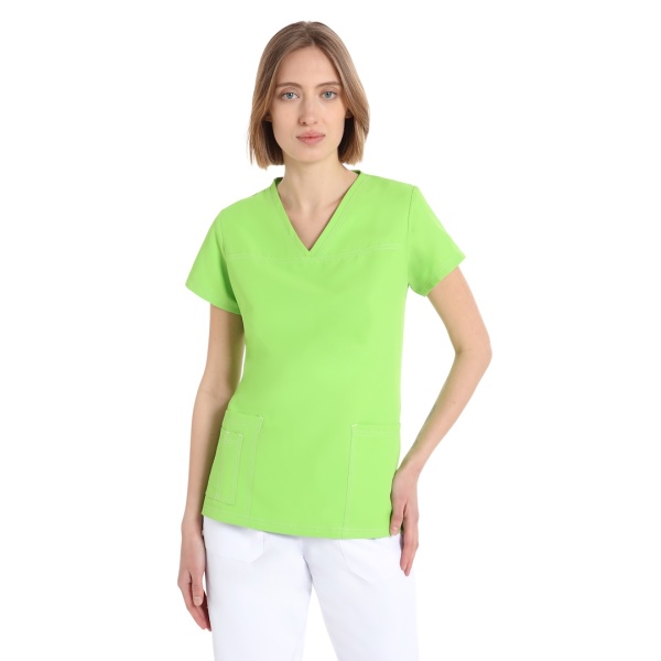 Bluze medicale care nu se calca, Quick Power verde deschis