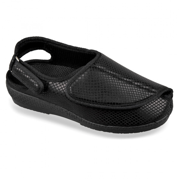 Sandale ortopedice pentru monturi OrtoMed 537-S05 negru