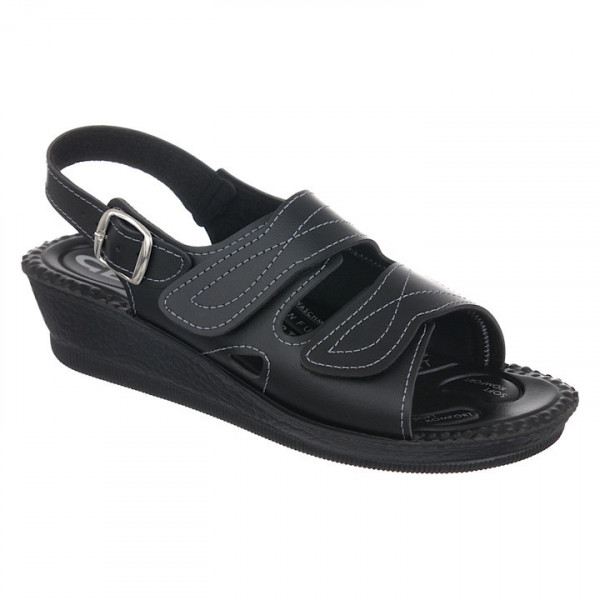 Sandale ortopedice pentru monturi Mjartan 2815-P02 negre