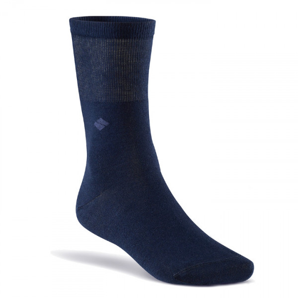 Sosete pentru diabetici, 22% fir argint pur, BonnySilver® 311 bleumarin