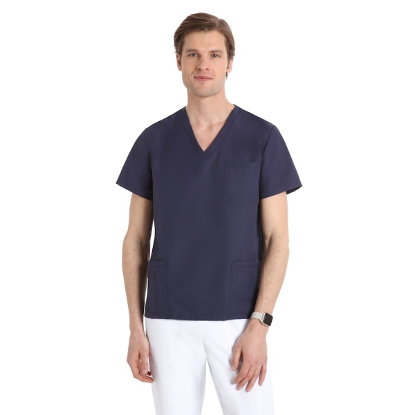 Bluze medicale care nu se calca, Quick Smart bleumarin
