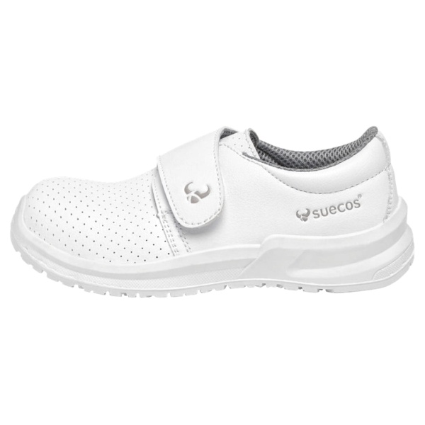 Pantofi ergonomici, albi, pentru femei si barbati, Suecos Eir