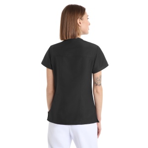 Bluze medicale autoclavabile, Quick Power negre, maneca scurta
