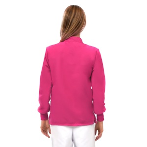 Bluze medicale fara calcare, Quick Next fucsia, maneca lunga