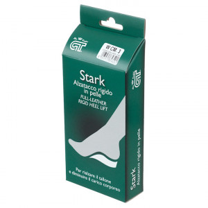 Talonete inaltatoare rigide, 3 cm, piele naturala, GT Stark