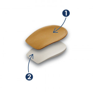 Talonete inaltatoare de 15 mm Tacco FussForm Ortho-medical femei si barbati