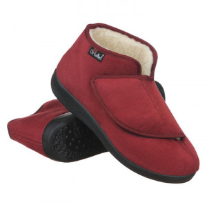 Ghete medicale imblanite lana pentru femei OrtoMed 845-T70 calapod lat